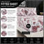 Bliss Complete Bedding Set Floral Burgundy Duvet Cover Fitted Sheet With Matching Pillow Case-119317719