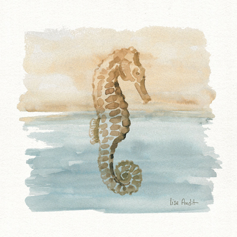 Sable et mer III, H 20 po x l 20 po