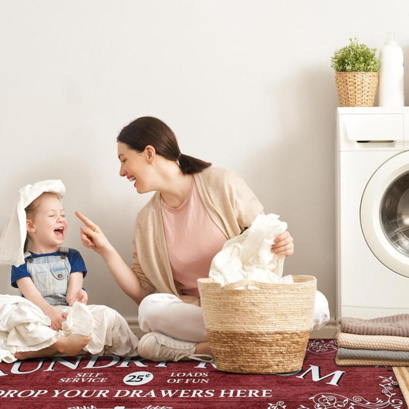 Tapis et tapis à linge 20 po x 59 po Laundry Room
