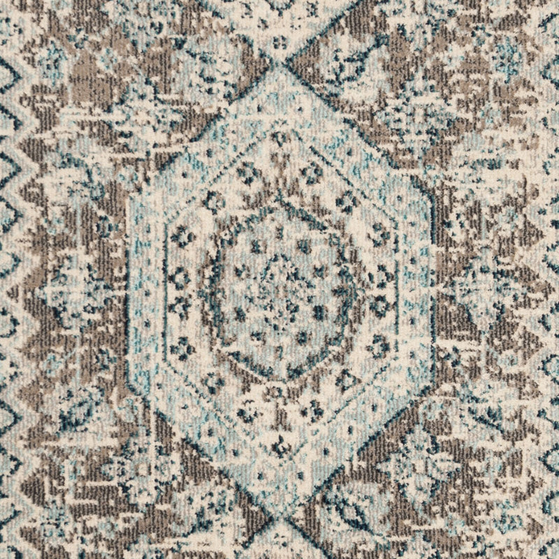 Dostie 100 Performance Oriental Rug, Round 6'7"
