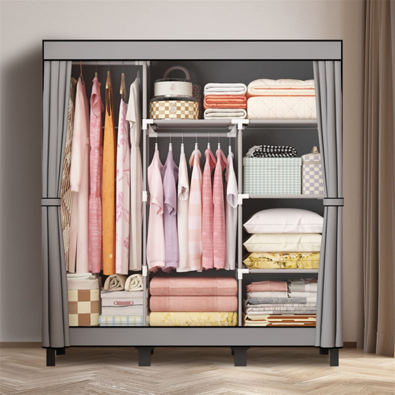 URBNLIVING Metal Wardrobe