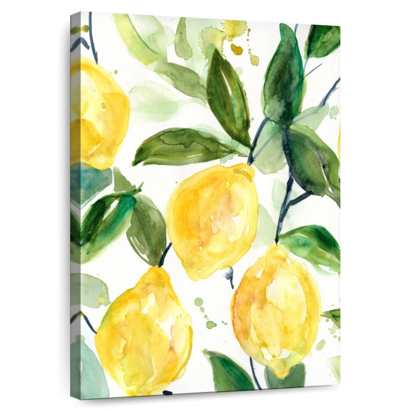 Yarlin Lemony Branch II, 12" H x 8" W