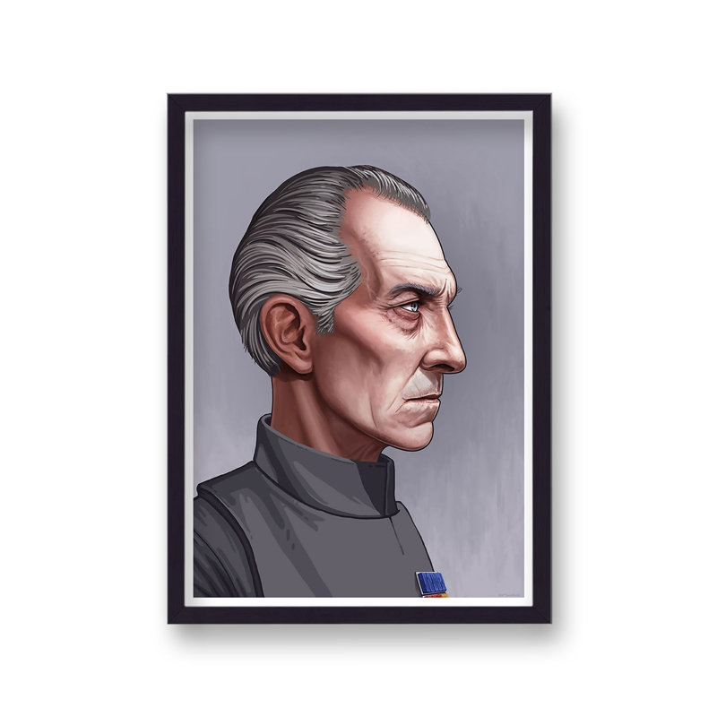 Grand Moff Tarkin Star Wars Reimagined Movie - Single Picture Frame Print