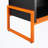 Shoe storage cabinet with two glass doors and open shelf-617274930