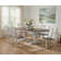 Claudell Rectangle Solid Wood Extendable Dining Set