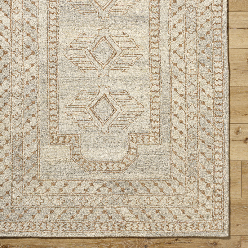 Desiree Hand Tufted Wool Southwestern Indoor Rug, Rectangle 2' x 3'