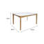 Chantilly Extendable Solid Wood Base Dining Table