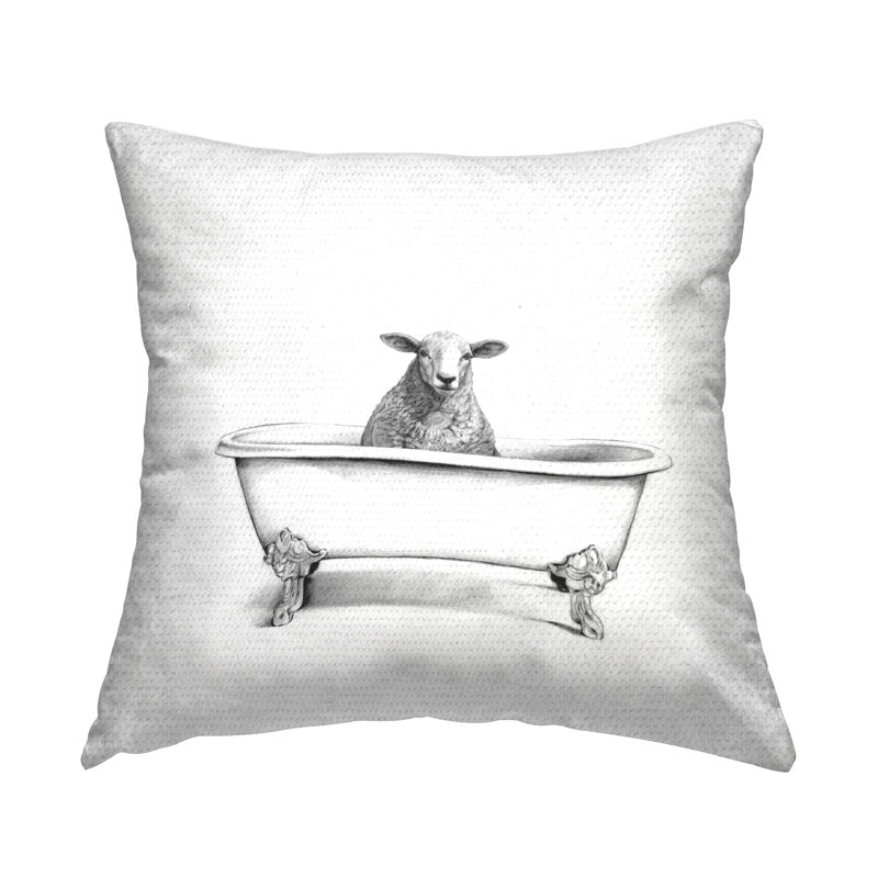 Coussin en laine Wooly