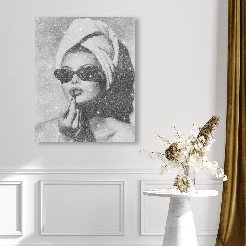 Retro Vanity Vibe Print by Oliver Gal, 30"H x 36"W, Gallery Wrapped
