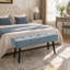 Corduroy Upholstered Bench