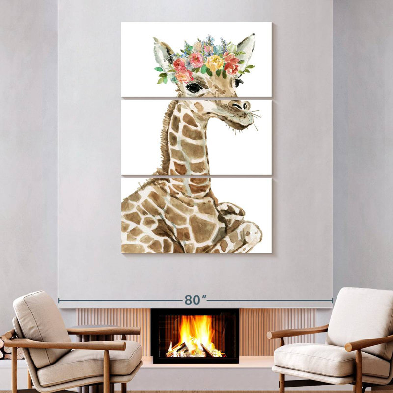 Girafe dans savane