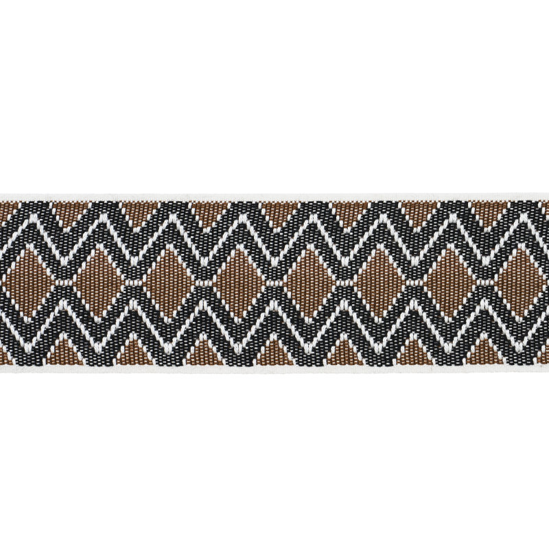 A Rum Fellow Pinula Tape Fabric, Umber