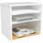 Reagan 4 Tier Paper and File Organizer with Removable Shelve-66131986