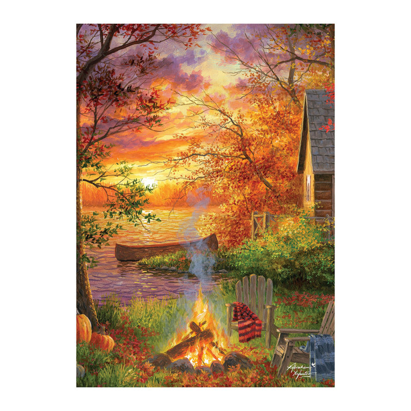 Drapeau de maison Sunset Suede
