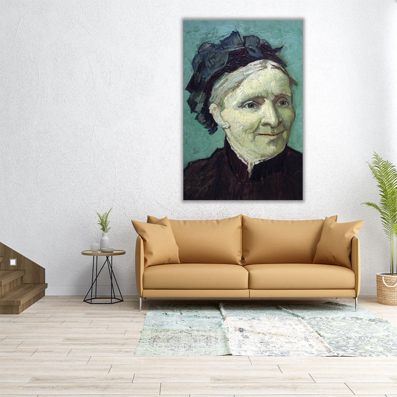 Portrait de la mère de l'artiste, 1888 - reproduction d'art sur toile, H 36 po x l 24 po