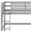 Lit mezzanine en bois avec échelle-1867699107