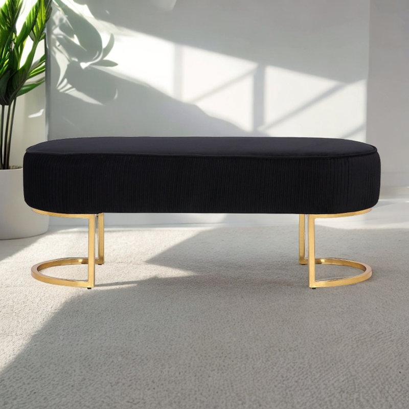 Banc de velours, Noir