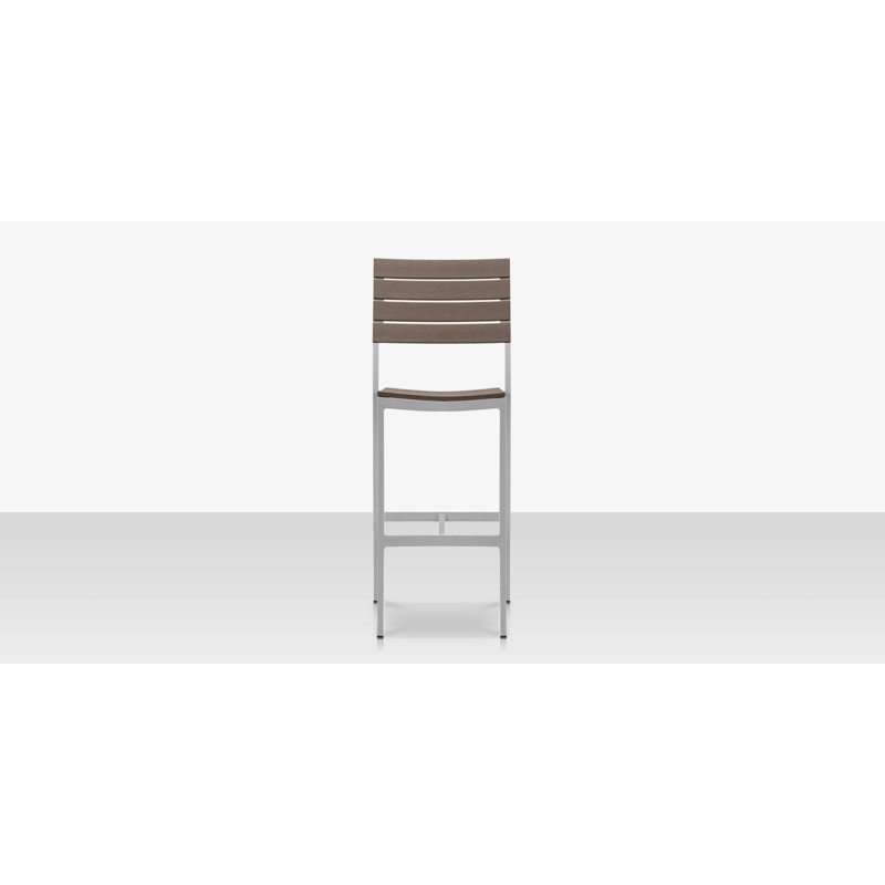 Tabouret de bar 30 po Vienna, Gris / teck