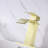Waterfall Spout Bathroom Faucet,Single Handle Bathroom Vanity Sink Faucet