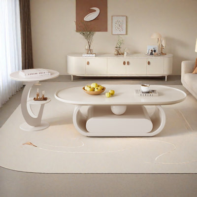 Modern simple coffee table combination by Trentastic Trails