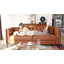 Canapé de 85 po en similicuir, canapé moderne avec boutons capitonnés, canapé confortable avec assise profonde