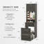 21.5 "W Smart Vanity & Nightstand Combo-1307606554