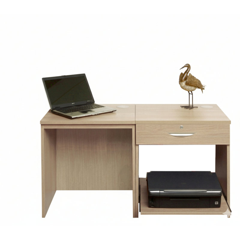 Walshaw Solid Wood Writing Desk, Sandstone