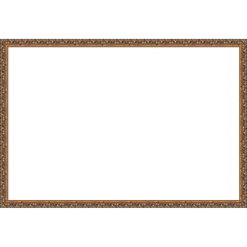 Antique Bronze Framed Dry Erase Magnetic Board Organization Boards, 26" H x 38" W