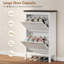 12 Pair Flip Down Shoe Storage