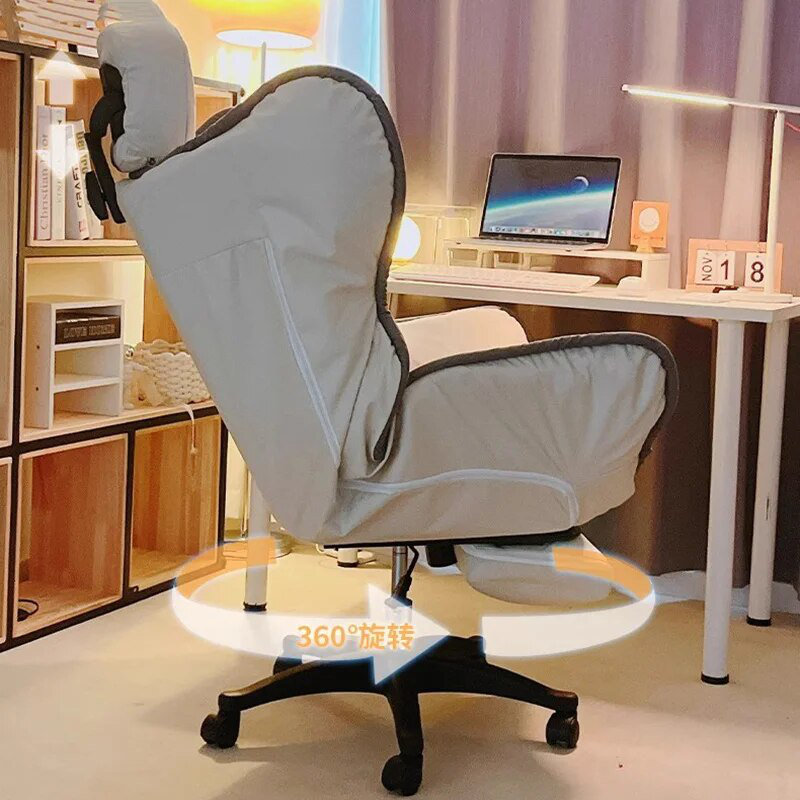 My Lux Decor Footrest Ergonomic Office Chair Wheels Extension Luxury ...