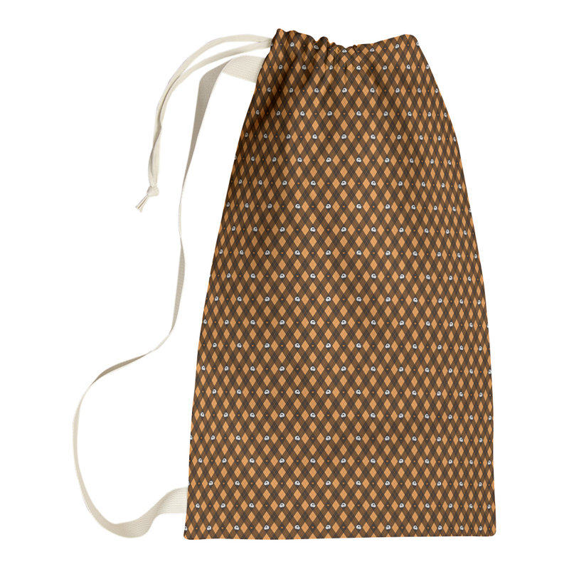 Fabric Laundry Bag with Handles, Medium (36" H x 28" W x 1" D)