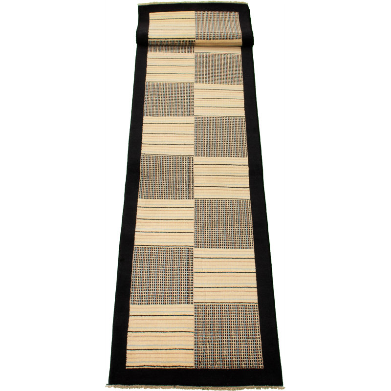 One-of-a-Kind 2'6" X 12'2" New Age Runner Wool Area Rug in
