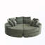 Fauteuil inclinable rond 2 en 1 surdimensionné-164071315