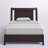 Dornhof Mahogany Solid Wood Slat Headboard Design Bed with Drawers-88507120