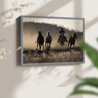 Ranchers Ride - Reproduction encadrée - Restickable