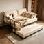 Lit de jour double avec lit gigogne escamotable en métal, pour la chambre d'amis du salon, conception en métal robuste, canapé-lit peu encombrant, 2 roulettes verrouillables, assemblage facile, noir