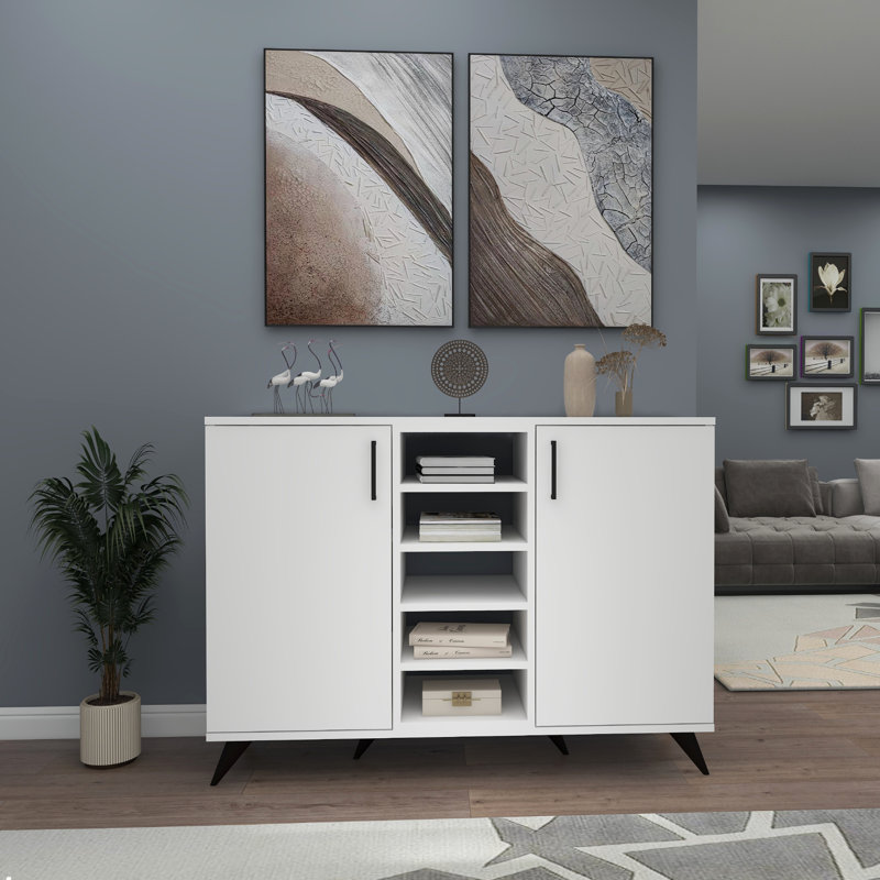 Abilynn 120cm Sideboard, White