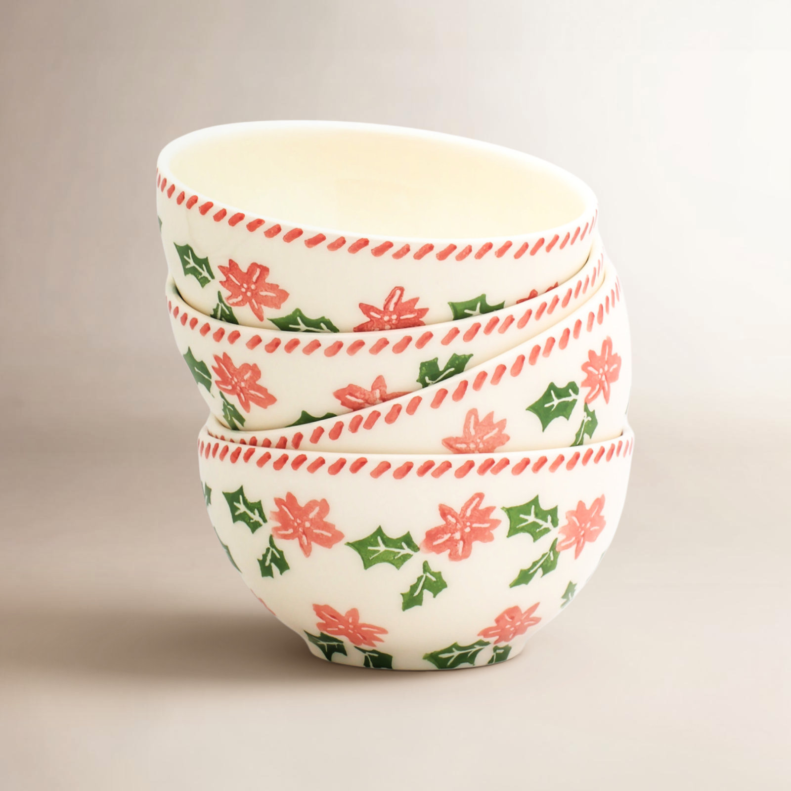 Natal Ceramic Cereal Bowl