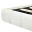 Lit plateforme tapissier moderne avec tête de lit capitonnée, silencieux, durable et facile à nettoyer-266977652