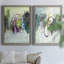 Déplacement sur I - ensemble de 2 peintures sur toile encadrées-609460354-609460407
