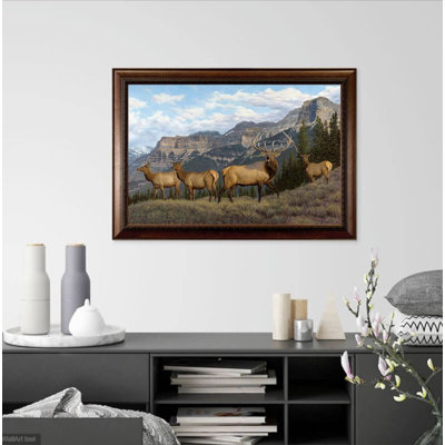 «Rocky Mountain Mountain Magic» par Manuel Mansanarez - reproduction de photo sur toile encadrée
