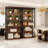 Industrial 5-tier Bookcase With X-side Patterns, 34kg/shelf Capacity