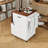 Kitchen Island with Drop Leaf, Drawer, Side Rack and Towel Rack-187620646