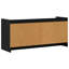 Unfinished TV Stand for TVs up to 49" with Fireplace Included-226473897