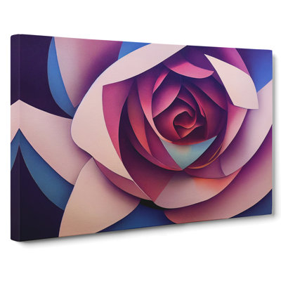 An Abstract Rose Flower Vol.2 - Wrapped Canvas Print