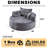 Compression Modern Sofas, 55 Inch Chenille Foam Lounge Chair for Home