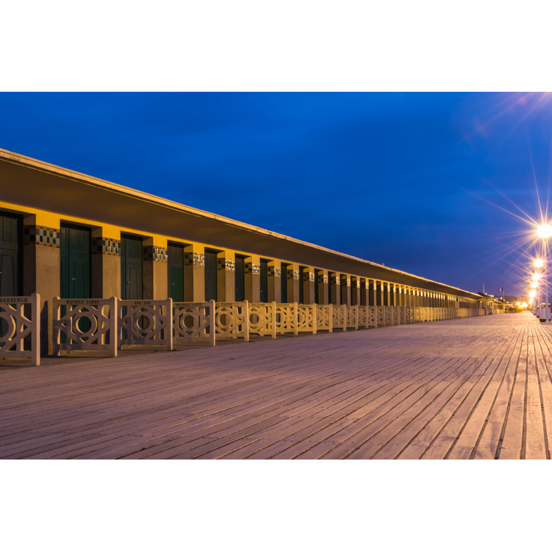 Plates Of Deauville by Jerome_Correia - Wrapped Canvas Print, 20cm H x 30cm W