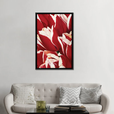 «Red & White II», impression sur toile
