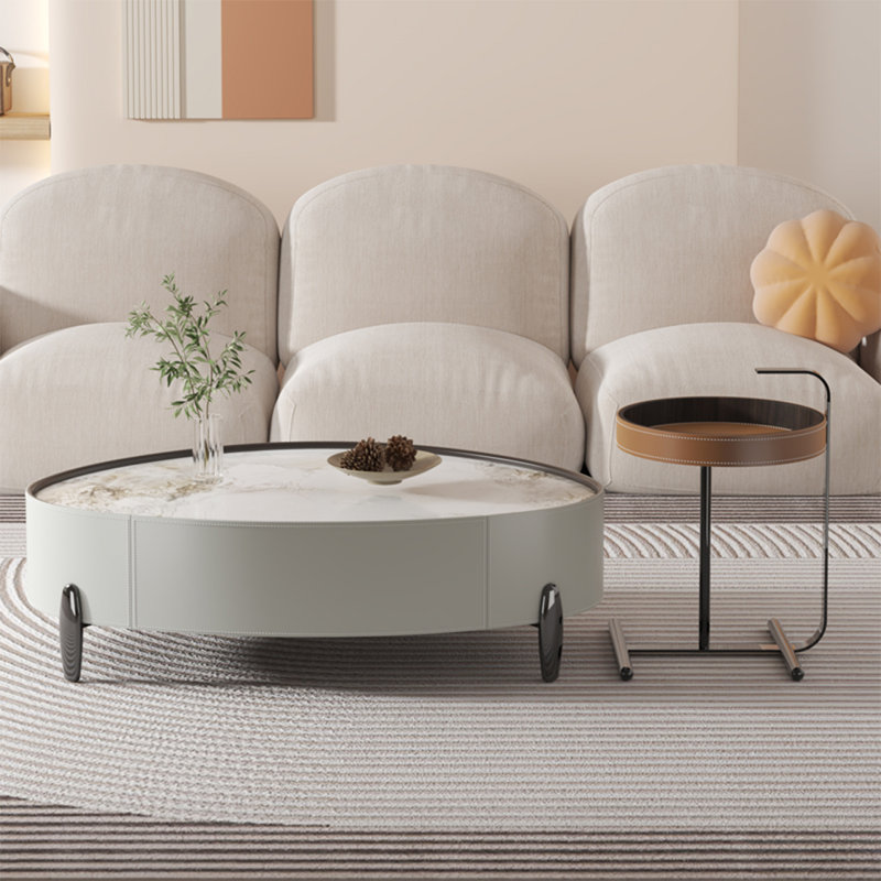 Simple oval rock table
