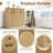 Tilt-Out Fluted Laundry Hamper Cabinet-290214838